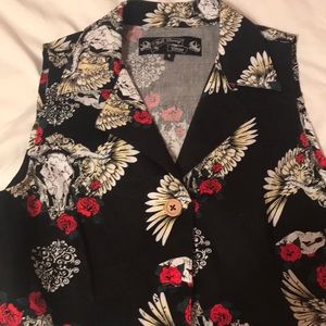 Hell Bunny pinup NWOT Nashville halter top, summer